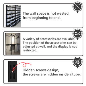 Retail Boot Shoe Store <b>Display</b> Furniture Shelf for <b>Wall</b> Mounted - Product Image 5