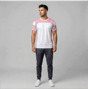 T-shirt à manches longues uni pour homme, coupe classique, nouveau style, prix abordable, avec logo personnalisé, taille OEM - Product Image 1