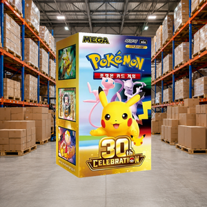 กล่องบูสเตอร์การ์ดโปเกมอนเกาหลี ฉลองครบรอบ 30 ปี M6a สำหรับผู้ซื้อขายส่งและร้านค้าปลีก - Product Image 1