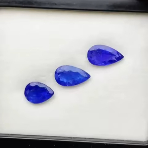 Tanzanita natural tallada en forma de pera, origen Tanzania, calidad AAA con brillo AAA, bonito color, perfecta para cualquier creación de joyería a precio económico. - Product Image 5
