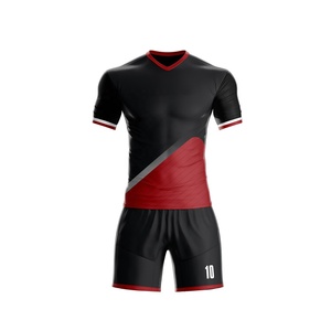 Ensemble de maillots de football pour hommes de haute qualité par sublimation, vêtements de football personnalisés avec numéro et LOGO, uniforme de football pour enfants - Product Image 1