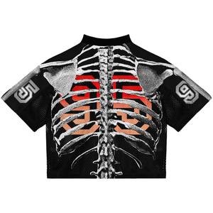 Factory Custom Premium Oversize Boxy <b>Retro</b> Short 100% Polyester American <b>Football</b> Jersey Vintage Unisex Sublimation Streetwear - Product Image 4