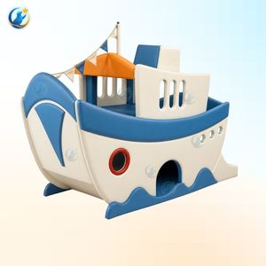 Structure de jeu douce aux couleurs pastel adaptée aux enfants, OEM/ODM, avec toboggan et marches pour équipement de terrain de jeu intérieur pour enfants - Product Image 3
