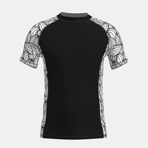 Rashguard de Jiu Jitsu à Impression Numérique Personnalisée 2026 – Vente en Gros de Rashguards Imprimés de Haute Qualité à Manches Courtes pour Hommes - Product Image 1