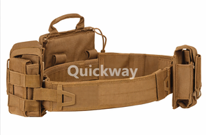 Outdoor Tactical <b>Belt</b> with Pouches Adjustable Utility Waist <b>Belt</b> for Hiking Camping <b>Work</b> Gear - Product Image 6