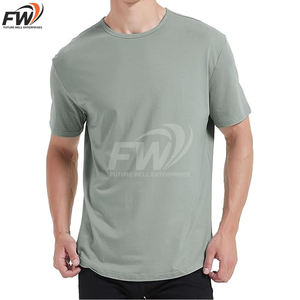 T-shirts pour hommes OEM, style unique, respirants, vêtements décontractés, 100% coton, coupe régulière, col rond, personnalisables, confortables, séchage rapide - Product Image 1