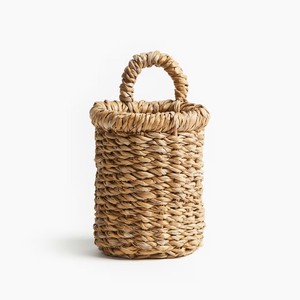 Natural Set Of 3 Seagrass <b>Basket</b> Set Functional <b>Storage</b> <b>Basket</b> For Laundry, Blanket And Home Organization - Product Image 2
