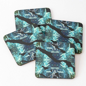 Posavasos de restaurante pintados a mano con colores personalizados por blossom craft india - Product Image 1