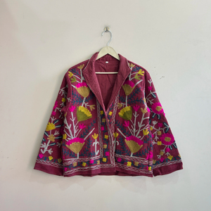Lot en gros de vestes brodées Suzani en coton TNT, veste ethnique traditionnelle indienne - Product Image 1