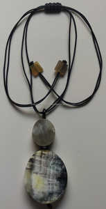 สร้อยคอขัดเงาทันสมัยล่าสุดทำจากเขาวัวและเรซินอีพ็อกซี่ - Product Image 4