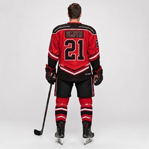 Uniforme de hockey sobre hielo de primera calidad diseñado con tela transpirable, ligero, cómodo y duradero para cada práctica y partido. - Product Image 5