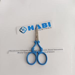 Tijeras de Bordado de Alta Calidad, Color Azul, Hojas de Acero Inoxidable para Uso en Cutículas, para Diestros, Corte de Hilo - Product Image 6