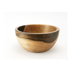 Elegant <b>Rustic</b> <b>Wooden</b> Serving Bowl Handmade Natural Hardwood Kitchen Salad Bowl <b>Dining</b> <b>Table</b> Serving Dish - Product Image 6