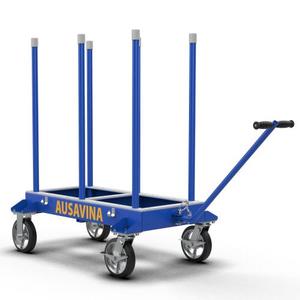 Utility design for storing and transporting slabs or glass sheets Ausavina Slab <b>Rack</b> Dolly - Product Image 6