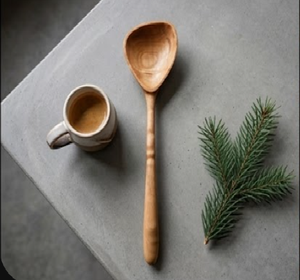 Handcrafted Eco-Friendly Wooden Soup Ladle Long Handle Serving Spoon Natural Wood Kitchen <b>Cooking</b> Utensil Party Tableware Tool - Product Image 2
