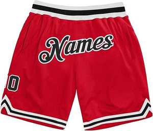 Wholesale Manufacturer Custom Logo And Design Gym Shorts 7 Inch Double Mesh Sublimation Stitched logo Basketball Shorts - Product Image 2