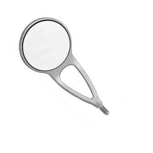 Espejo Bucal No. 5SR de 24 mm, Acero Inoxidable, Superficie Frontal de Alta Calidad, Retráctil, Resistente a Arañazos, Esterilizable, Instrumento Dental - Product Image 1