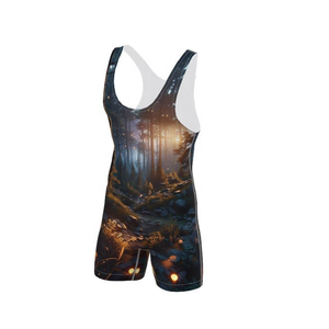 Singlet de Lucha Libre Personalizado con Marca Propia, Tecnología de Gestión de Humedad, Malla Transpirable, Ajuste Estructurado, Venta al por Mayor Directa - Product Image 3