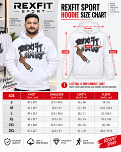Men's <b>White</b> Pullover <b>Hoodie</b> Graphic Heavyweight Fleece <b>Oversized</b> Streetwear Sweatshirt Custom OEM Wholesale Casual Apparel 100% - Product Image 5