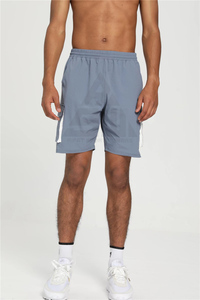 Shorts de bain pour hommes à imprimé palme sur le devant, en Spandex/Polyester, séchage rapide, avec cordon de serrage – Vente directe usine - Product Image 2
