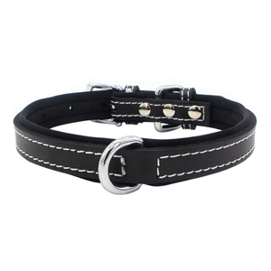 Hot Sale Luxury Custom Made Low MOQ Heavy Duty Leather Dogs <b>Collar</b> OEM & ODM Service PU Leather Pets Dog <b>Collar</b> & Leashes - Product Image 3