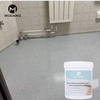 Revêtements de sol liquides en polyuréthane Mi Xiang Epoxy avec sable coloré, imperméables, à appliquer au pinceau, pour usage commercial, composé chimique complexe CAS