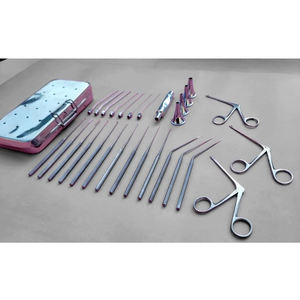 Juego de Instrumentos Quirúrgicos de Alta Calidad para Miringotomía y Miringoplastia con Cuchillas Shea, 29 Piezas, para ORL - Product Image 2