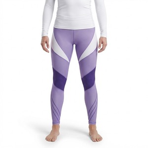 Pantalones de Compresión para Niñas con Bloques de Color, Ajustados, de Spandex y Nailon Elástico, para Artes Marciales, Estilo Infantil - Product Image 4