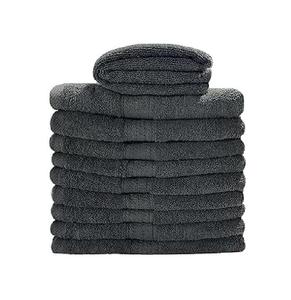 Toalla Facial de Algodón Gris Premium, Toalla para el Cabello de Secado Rápido, Toalla de Mano Suave de Punto para Baño, Uso en Hoteles, Spas y Gimnasios, 35x75 cm - Product Image 1