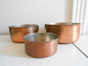 Juego de 4 Elegantes Tazones para Servir de Cobre en Metal de Primera Calidad, Ideales para Restaurantes de Alta Gama y Comedores de Hoteles de Lujo - Product Image 4