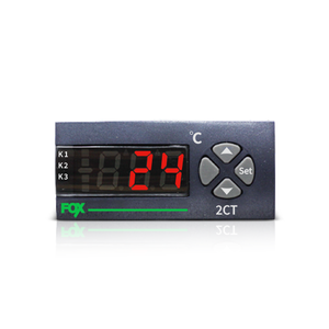 Contrôleur de température numérique CONOTEC FOX-2CT, contrôle de température à 3 étages, capteur d'entrée CA(K) 3 sortie relais - Product Image 1