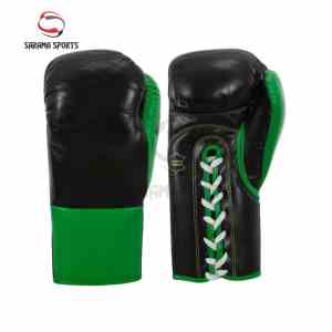 Guantes de Boxeo de Medio Dedo para Entrenamiento de Karate, Muay Thai, UFC, MMA, de Cuero Sintético PU, para Artes Marciales, Venta al Por Mayor - Product Image 1