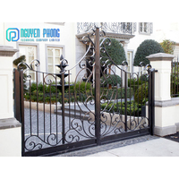 Oferta Especial: Nuevo Diseño de Puerta Principal y Valla Automáticas de Hierro Forjado con Varillas y Tubos