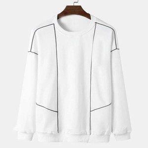 Suéteres de Punto de Algodón Orgánico 100% al por Mayor 2026, Transpirables, Térmicos, de Cuello Redondo para Invierno, para Hombre, Talla Grande - Product Image 1