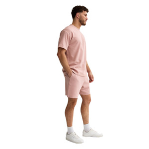 Ensemble T-shirt et short décontracté pour homme, 100 % coton, respirant, à manches courtes, avec logo personnalisé et motif tie-dye, idéal pour l'été - Product Image 2