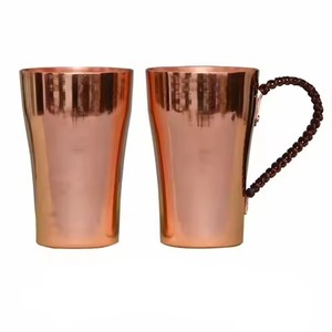 Premium Edge <b>Copper</b> Mug Moscow Mule <b>Cup</b> Durable Drinkware for Bar Kitchen Restaurant Use - Product Image 3
