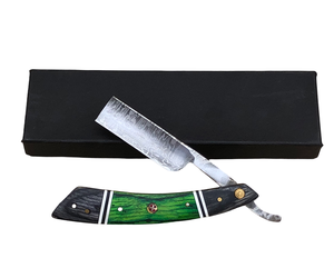 Handmade Damascus Steel Personalized Straight <b>Razor</b> Groomsman Shaving Ready Classic Barber Blade <b>Men</b> Thanksgiving Christmas Gift - Product Image 1