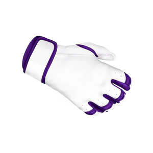 Gants de frappeur de baseball personnalisés en gros, 100 % cuir véritable, doigts entiers, haute résistance, adhérence durable, taille XXL pour athlètes professionnels - Product Image 4