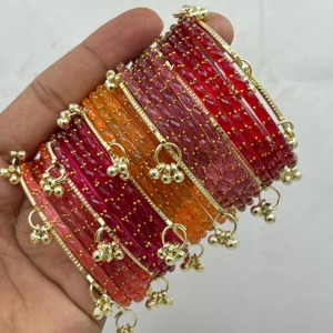 Elegant Fashion glass <b>Bangles</b> For Women Stylish <b>Bangles</b> <b>Set</b> Trendy Stackable <b>Bangles</b> Modern Wrist Accessories Daily Wear <b>bangle</b> - Product Image 2