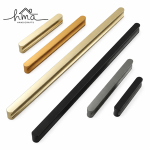 Solid Wood Pull Handle <b>Knobs</b> for School <b>Dresser</b> Wardrobe Cabinet & Drawer-Contemporary Oval Furniture Handles - Product Image 2