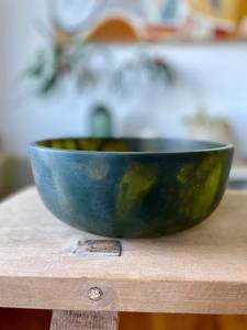 Bol à salade en résine de haute qualité, jetable, écologique, compatible lave-vaisselle, empilable, hautement poli, personnalisé, fabriqué à la main - Product Image 6