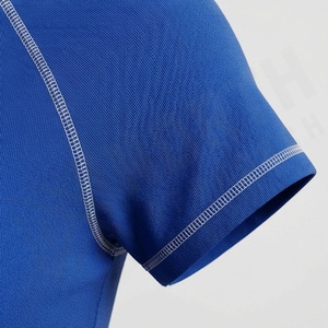 เสื้อครอปท็อปผู้หญิงผ้าฝ้ายสีตามสั่ง แขนเสื้อแบบแร็กแลน คอกลม เรียบง่าย สไตล์สตรีทแวร์ ฟิตเนส ออกกำลังกาย เสื้อยืดแอคทีฟแวร์ - Product Image 6