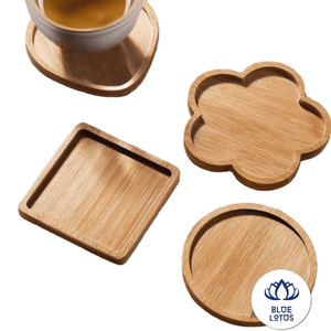 [BEST SELLER] | Customized <b>Wooden</b> Coasters Engraved Logo Drink <b>Mat</b> For Restaurant Bar Cafe <b>Table</b> Protection from Vietnam - Product Image 1