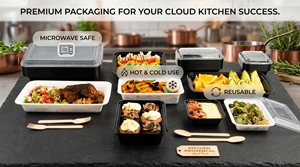 Contenedor de Alimentos Estilo Americano de PP con Tapa de Domo para Panadería, Postres, Arroz, Sushi, Fideos, Comida China, Comida para Llevar y Entrega a Domicilio - Product Image 4