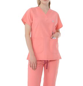 Confortable Durable femme personnalisé infirmière unisexe uniforme professionnel médical gommage ensemble pour l'hôpital clinique médecins sergé vêtements de travail - Product Image 1