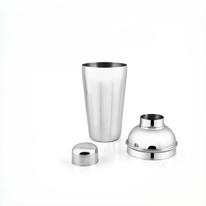 Coctelera de Bar de Tres Piezas de Acero Inoxidable Moderna, Herramienta Premium para Mezclar Cócteles, Utensilios Profesionales de Bar - Product Image 3