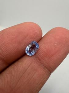 Saphir bleu bleuet naturel, pierre précieuse en vrac, taille coussin longue calibrée 1,15 carat avec jeu de couleurs pour la fabrication de bijoux - Product Image 3