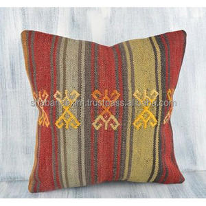Home Decor Handloom Indian Kilim <b>Cushion</b> Cover Foldable Made in India Moroccan <b>Cushion</b> Cover on Cheap Price - Product Image 3