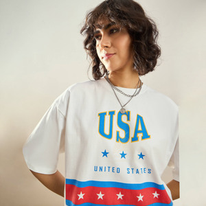 Camiseta Corta Holgada de Verano para Mujer, Ecológica, 100% Algodón, Ligera, Moderna, de Corte Regular, Manga Corta, Tela Suave, Venta al Por Mayor - Product Image 4
