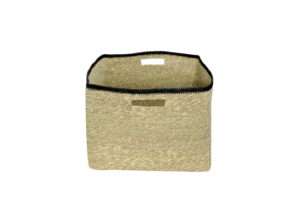 Rectangular Plant Fiber Storage Baskets With Handles Rustic Style Multi-Purpose Neatening Organization Basket <b>Set</b> <b>square</b> basket - Product Image 4
